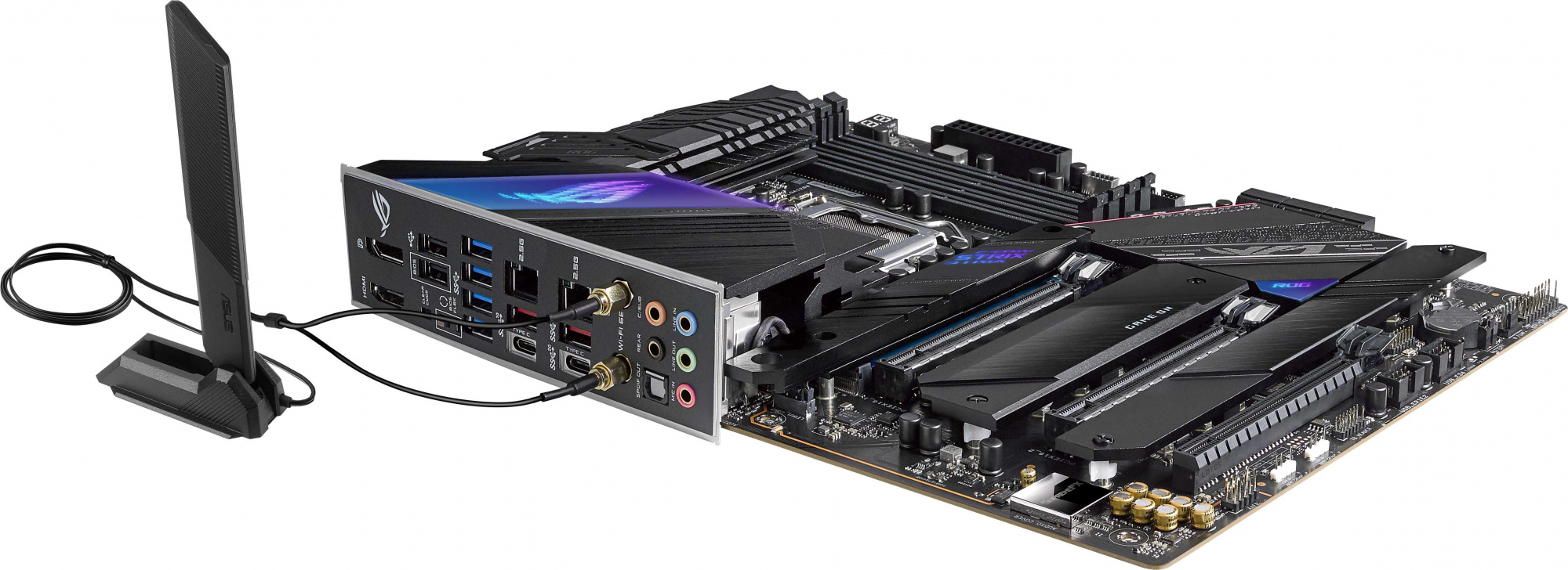 Материнская плата Asus ROG STRIX Z590-E GAMING WIFI Soc-1200 Intel Z590 4xDDR4 ATX AC`97 8ch(7.1) 2x2.5Gg RAID+HDMI — фото 4