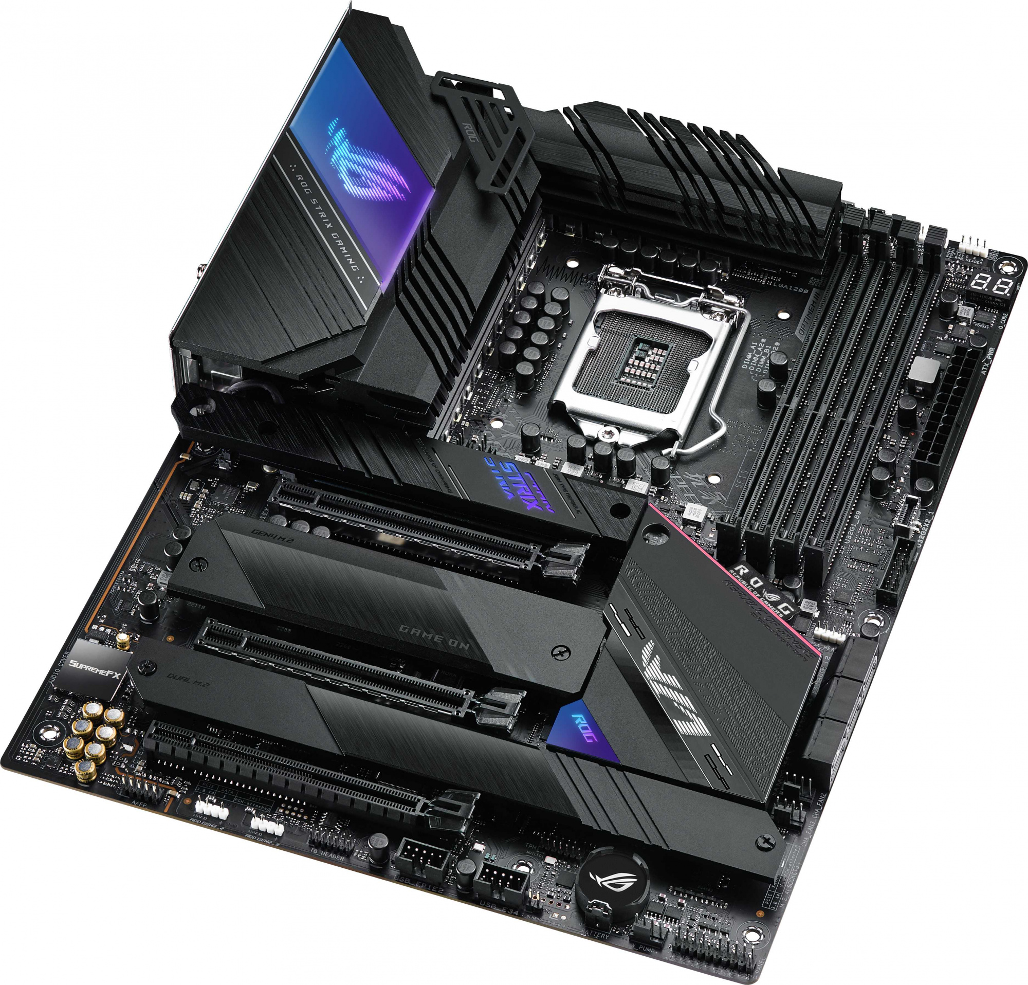 Материнская плата Asus ROG STRIX Z590-E GAMING WIFI Soc-1200 Intel Z590 4xDDR4 ATX AC`97 8ch(7.1) 2x2.5Gg RAID+HDMI — фото 5