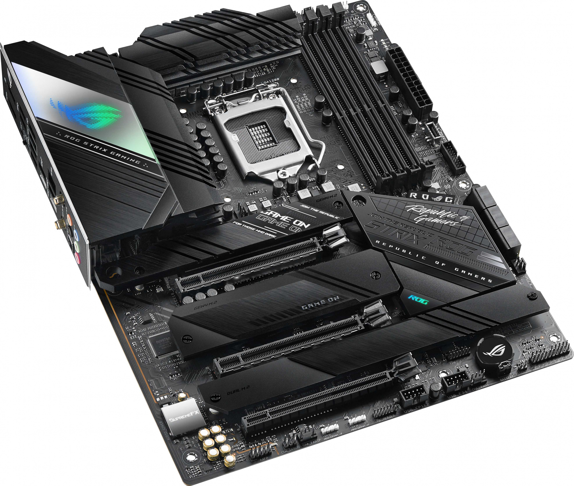 Материнская плата Asus ROG STRIX Z590-F GAMING WIFI Soc-1200 Intel Z590 4xDDR4 ATX AC`97 8ch(7.1) 2.5Gg RAID+HDMI+DP — фото 5