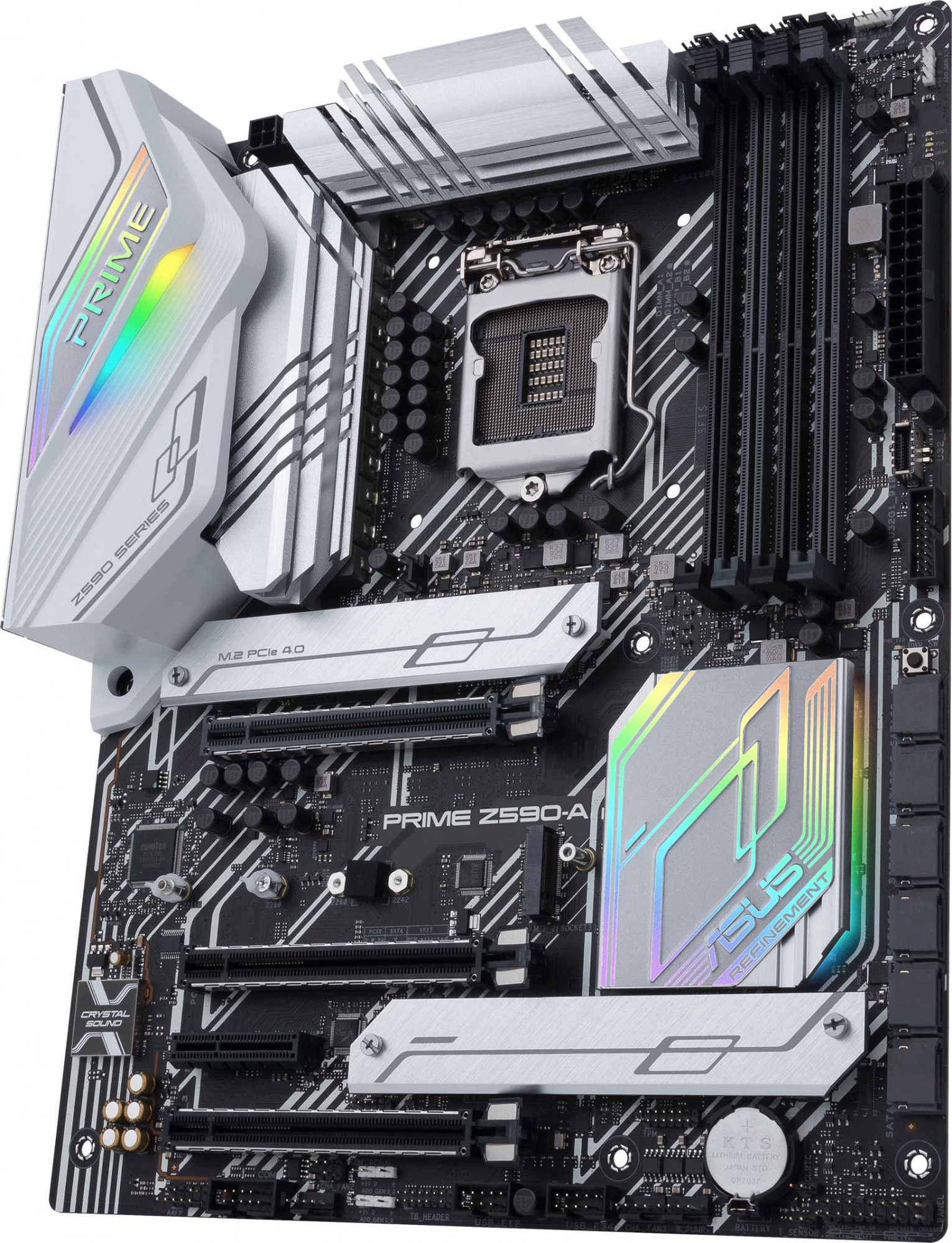 Материнская плата Asus PRIME Z590-A Soc-1200 Intel Z590 4xDDR4 ATX AC`97 8ch(7.1) 2.5Gg RAID — фото 4
