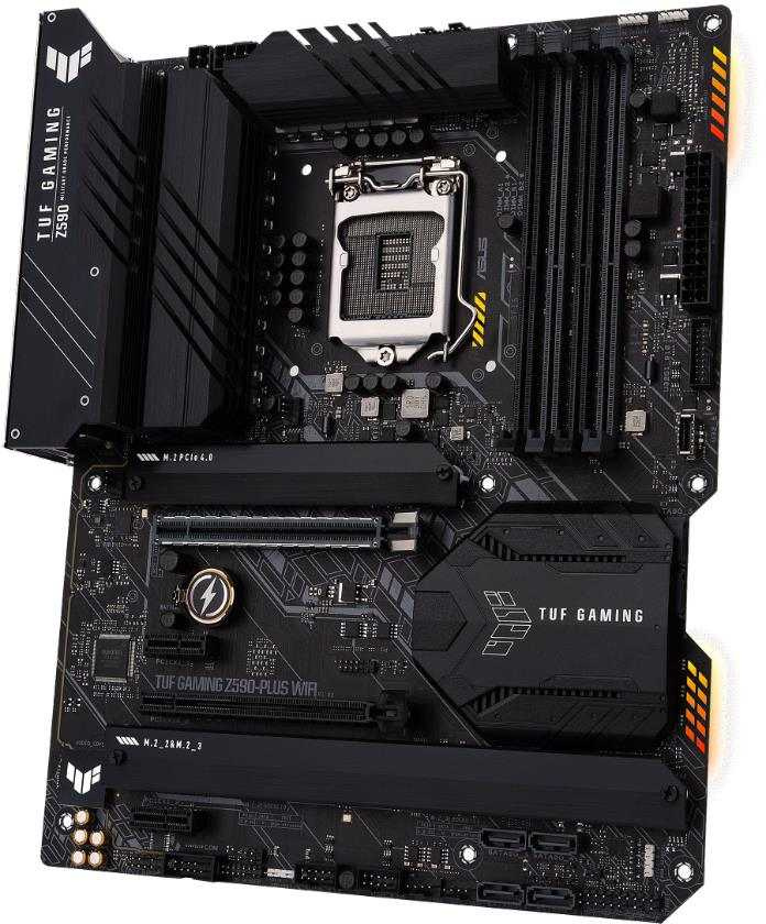Материнская плата Asus TUF GAMING Z590-PLUS WIFI Soc-1200 Intel Z590 4xDDR4 ATX AC`97 8ch(7.1) 2.5Gg RAID+HDMI+DP — фото 4
