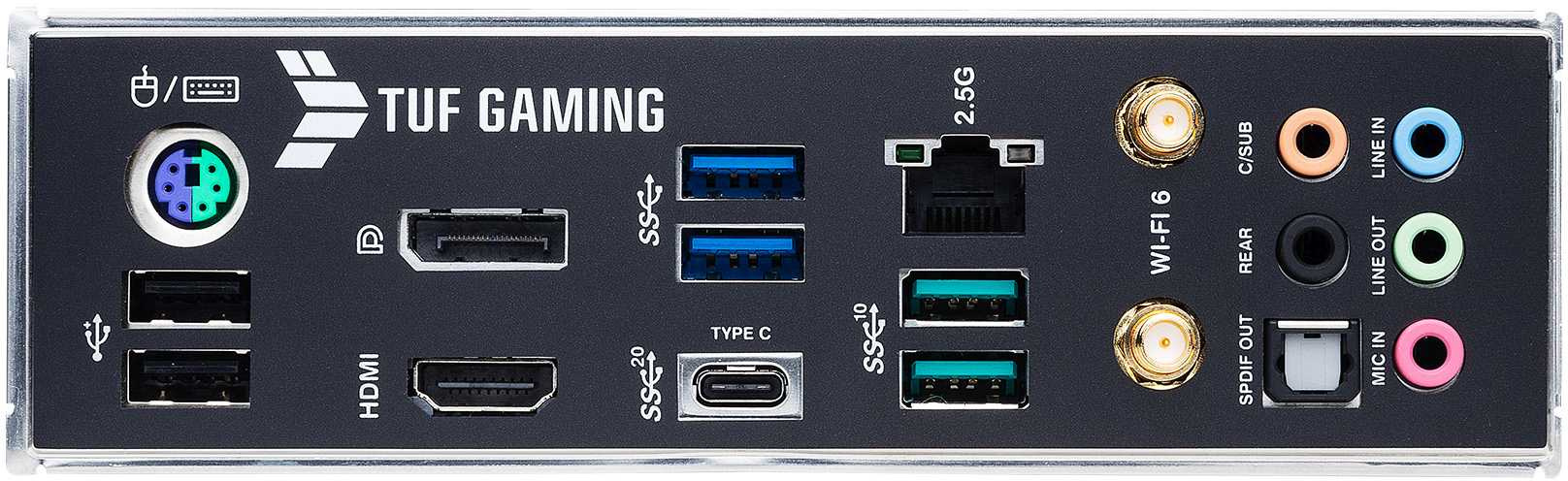 Материнская плата Asus TUF GAMING Z590-PLUS WIFI Soc-1200 Intel Z590 4xDDR4 ATX AC`97 8ch(7.1) 2.5Gg RAID+HDMI+DP — фото 5