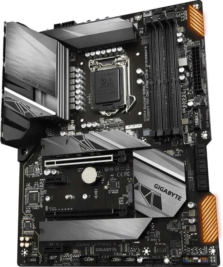 Материнская плата Gigabyte Z590 GAMING X Soc-1200 Intel Z590 4xDDR4 ATX AC`97 8ch(7.1) 2.5Gg RAID+DP — фото 2