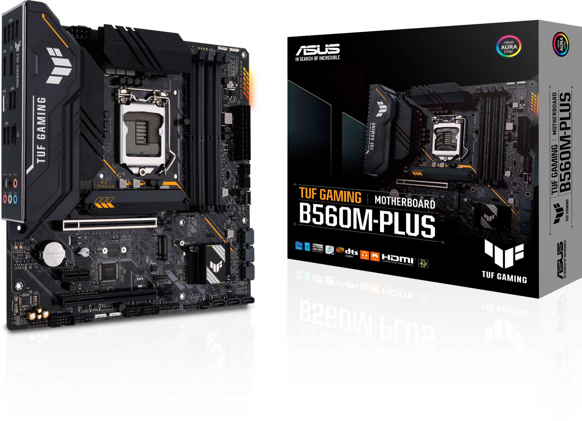 Материнская плата Asus TUF GAMING B560M-PLUS Soc-1200 Intel B560 4xDDR4 mATX AC`97 8ch(7.1) 2.5Gg+HDMI+DP — фото 6