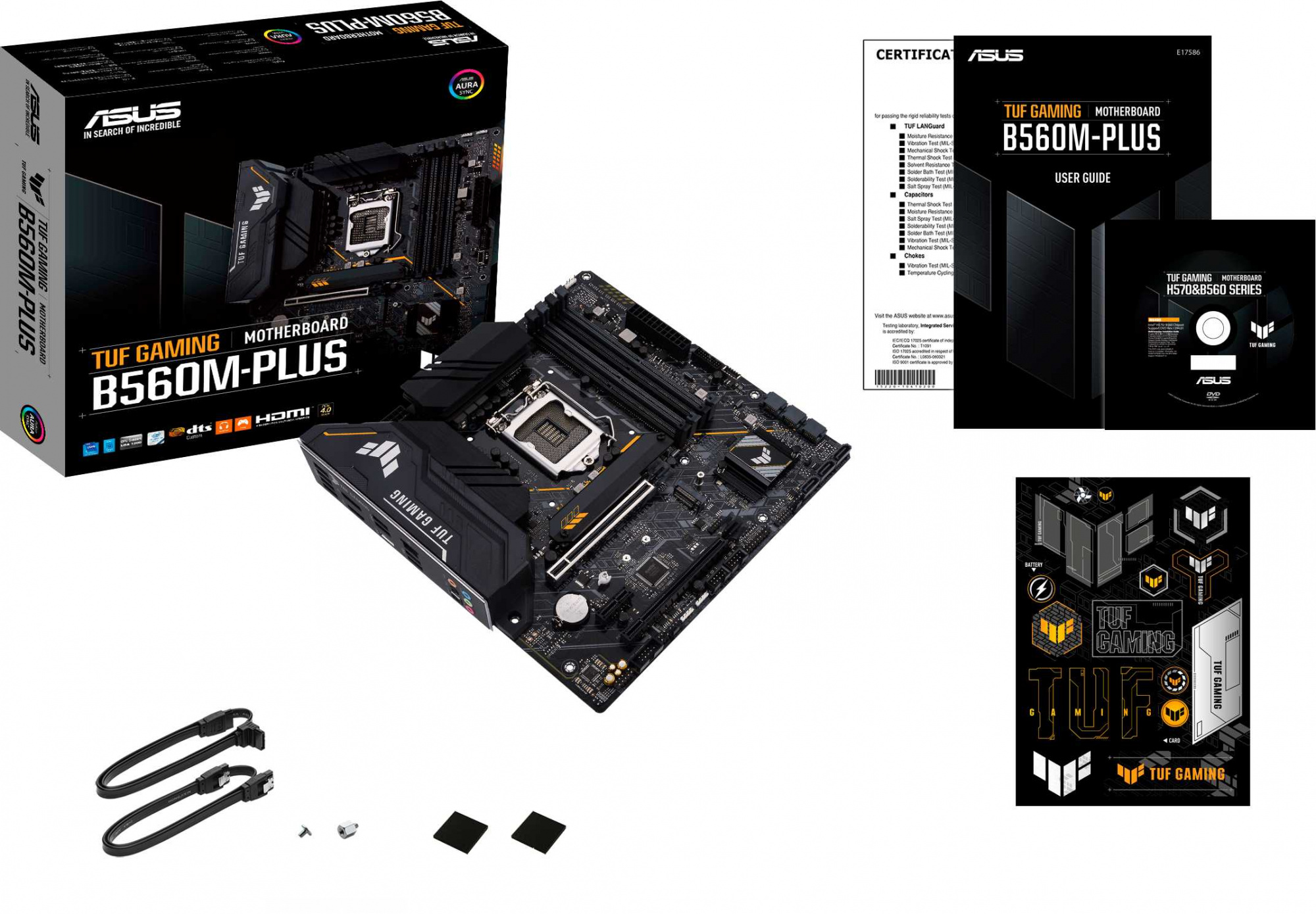 Материнская плата Asus TUF GAMING B560M-PLUS Soc-1200 Intel B560 4xDDR4 mATX AC`97 8ch(7.1) 2.5Gg+HDMI+DP — фото 7