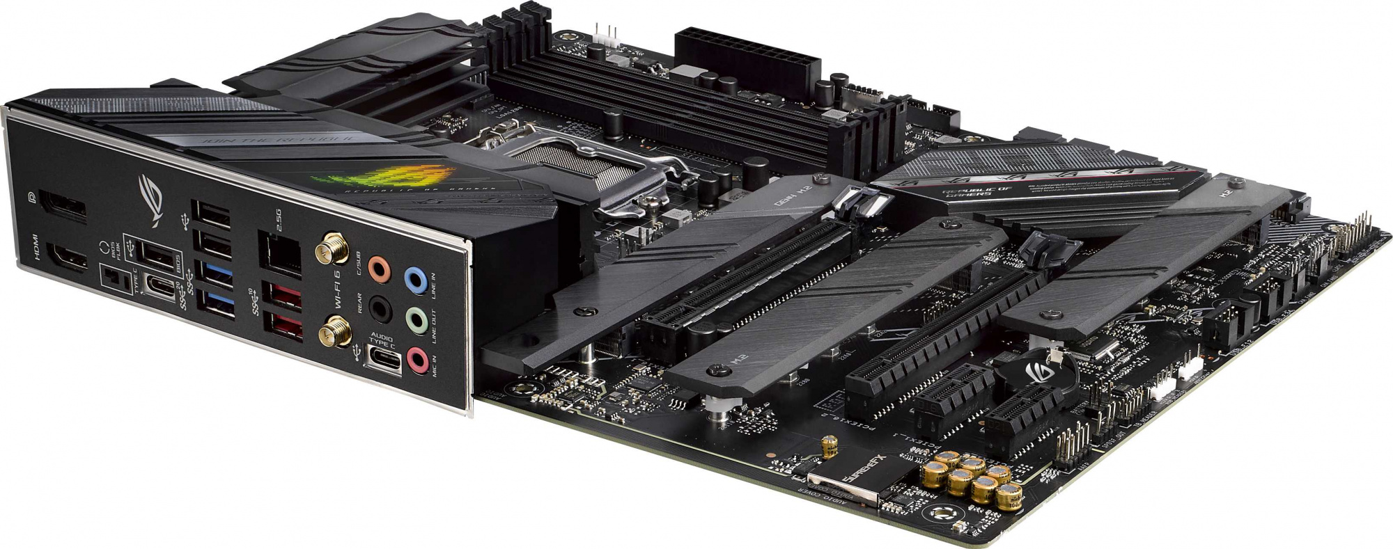 Материнская плата Asus ROG STRIX B560-F GAMING WIFI Soc-1200 Intel B560 4xDDR4 ATX AC`97 8ch(7.1) 2.5Gg+HDMI+DP — фото 4