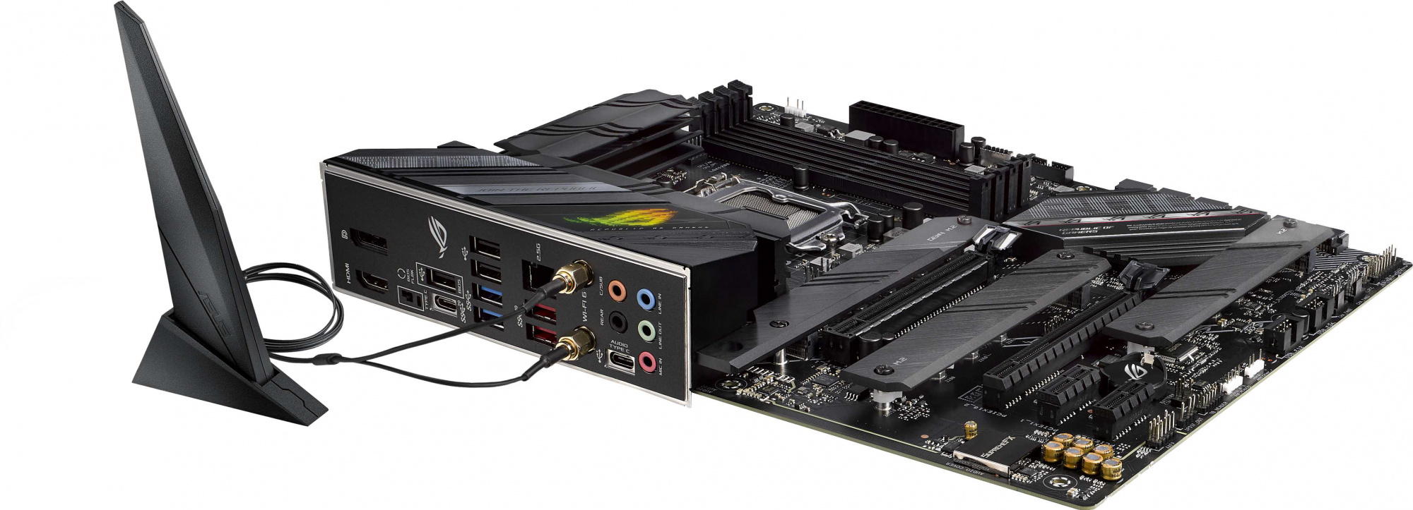 Материнская плата Asus ROG STRIX B560-F GAMING WIFI Soc-1200 Intel B560 4xDDR4 ATX AC`97 8ch(7.1) 2.5Gg+HDMI+DP — фото 5