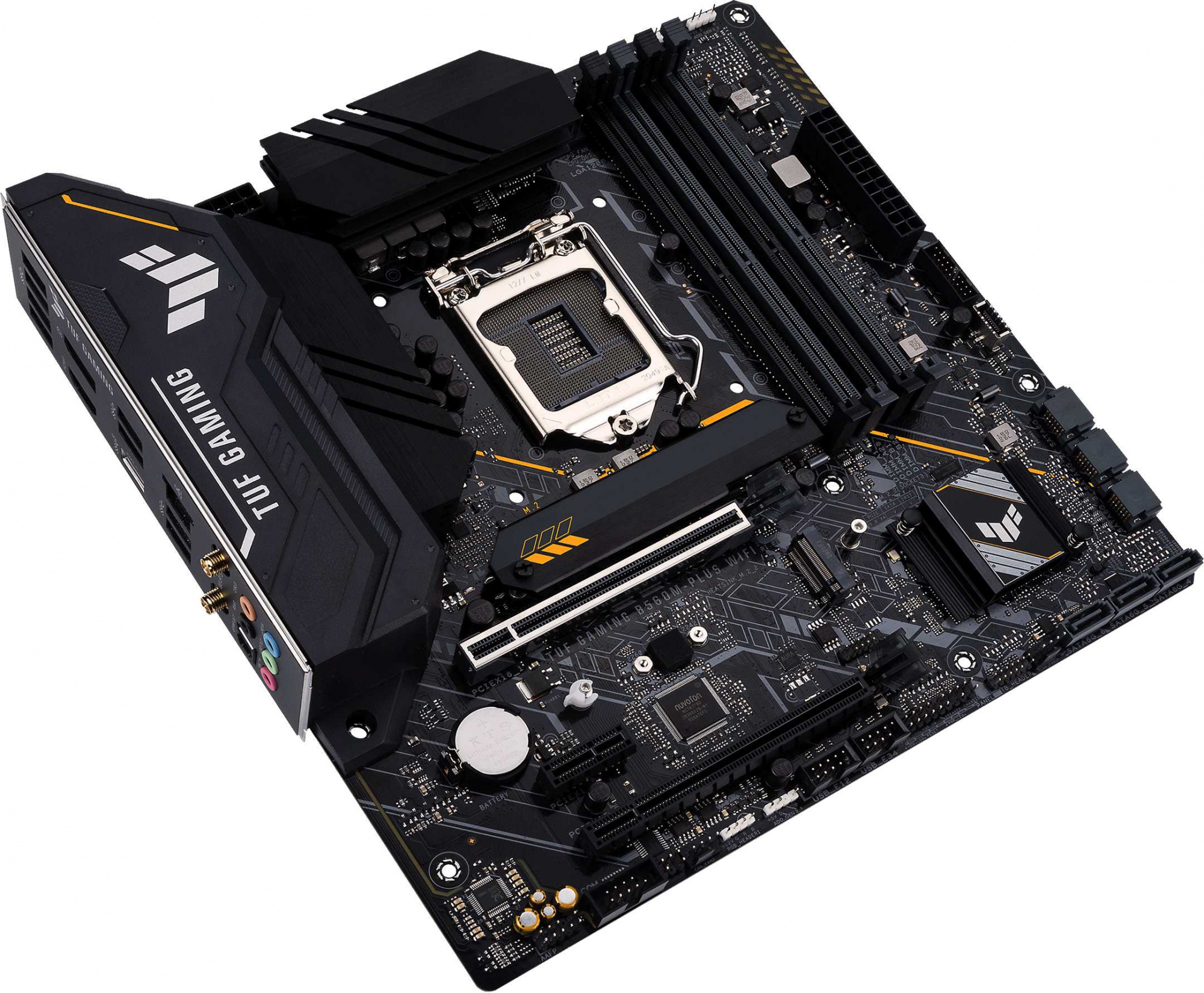 Материнская плата Asus TUF GAMING B560M-PLUS WIFI Soc-1200 Intel B560 4xDDR4 mATX AC`97 8ch(7.1) 2.5Gg+HDMI+DP — фото 4