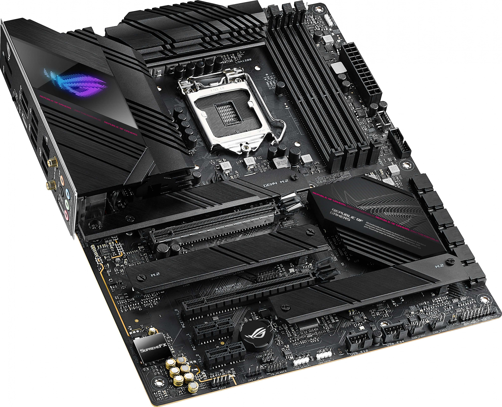 Материнская плата Asus ROG STRIX B560-E GAMING WIFI Soc-1200 Intel B560 4xDDR4 ATX AC`97 8ch(7.1) 2.5Gg+HDMI+DP — фото 6