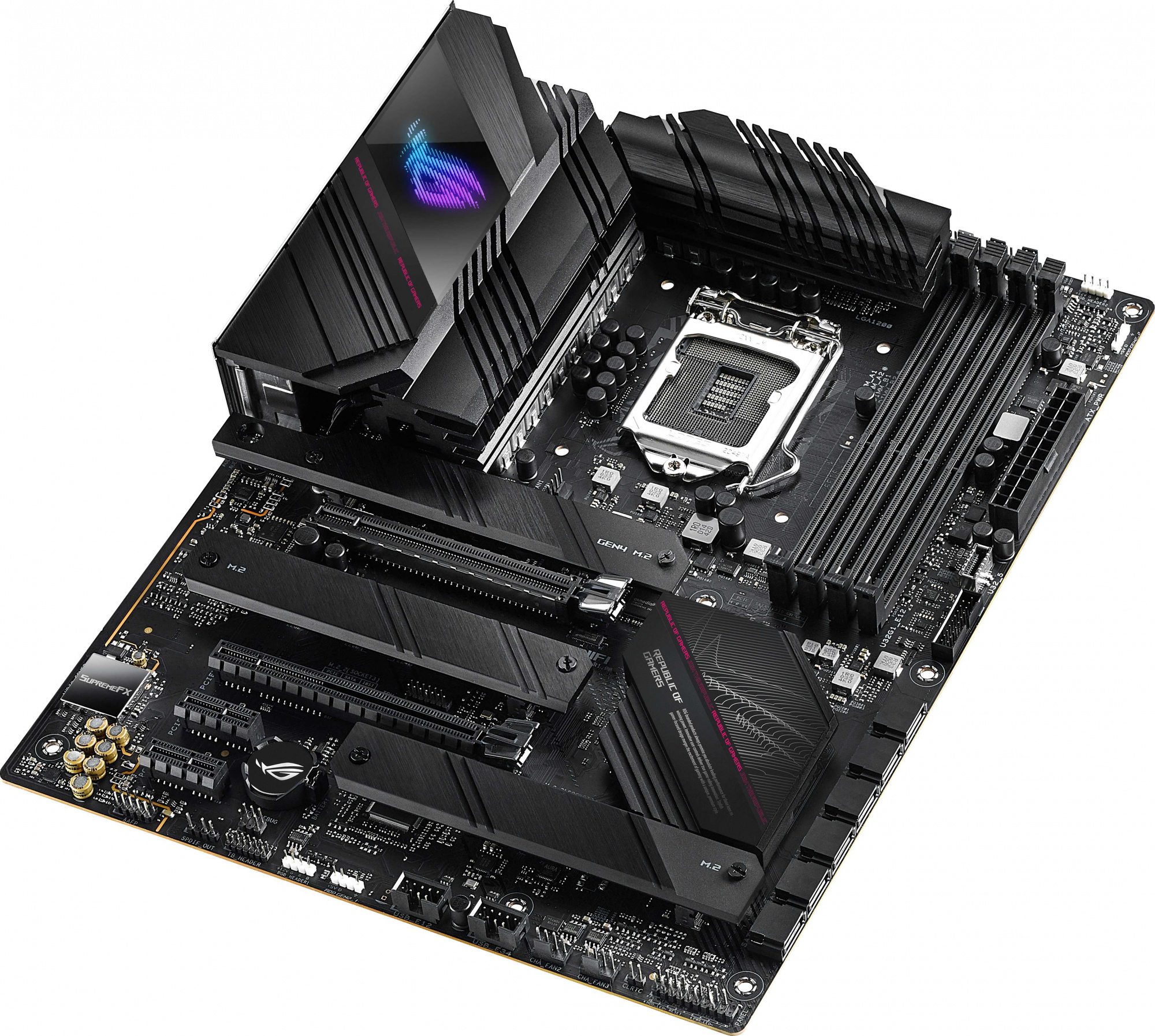 Материнская плата Asus ROG STRIX B560-E GAMING WIFI Soc-1200 Intel B560 4xDDR4 ATX AC`97 8ch(7.1) 2.5Gg+HDMI+DP — фото 7