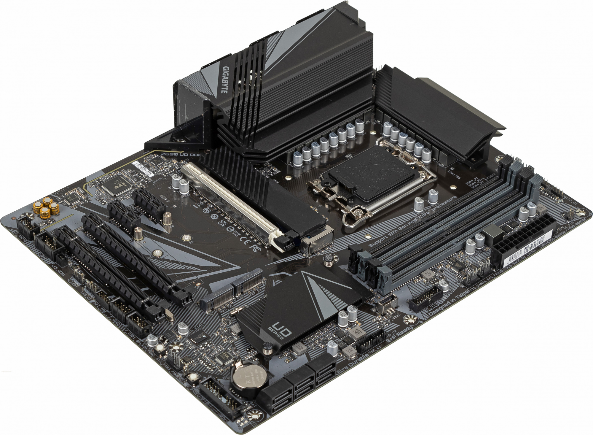 Материнская плата Gigabyte Z690 UD DDR4 Soc-1700 Intel Z690 4xDDR4 ATX AC`97 8ch(7.1) 2.5Gg RAID+HDMI+DP — фото 7