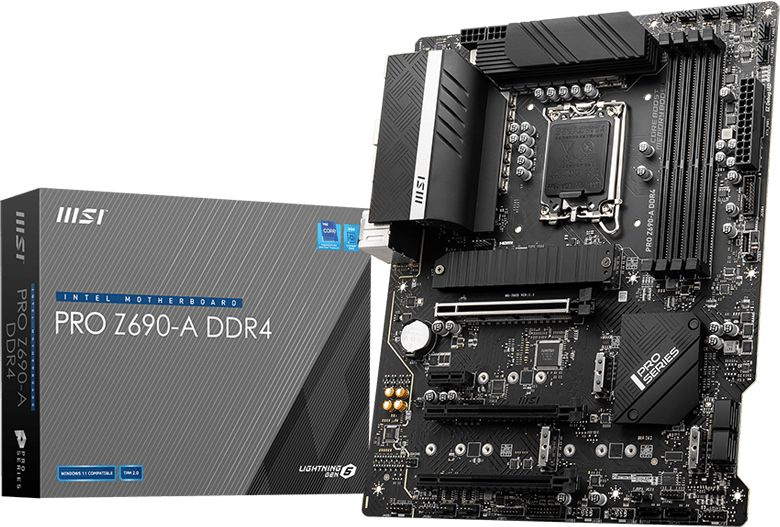 Материнская плата MSI PRO Z690-A DDR4 Soc-1700 Intel Z690 4xDDR4 ATX AC`97 8ch(7.1) 2.5Gg RAID+HDMI+DP — фото 5