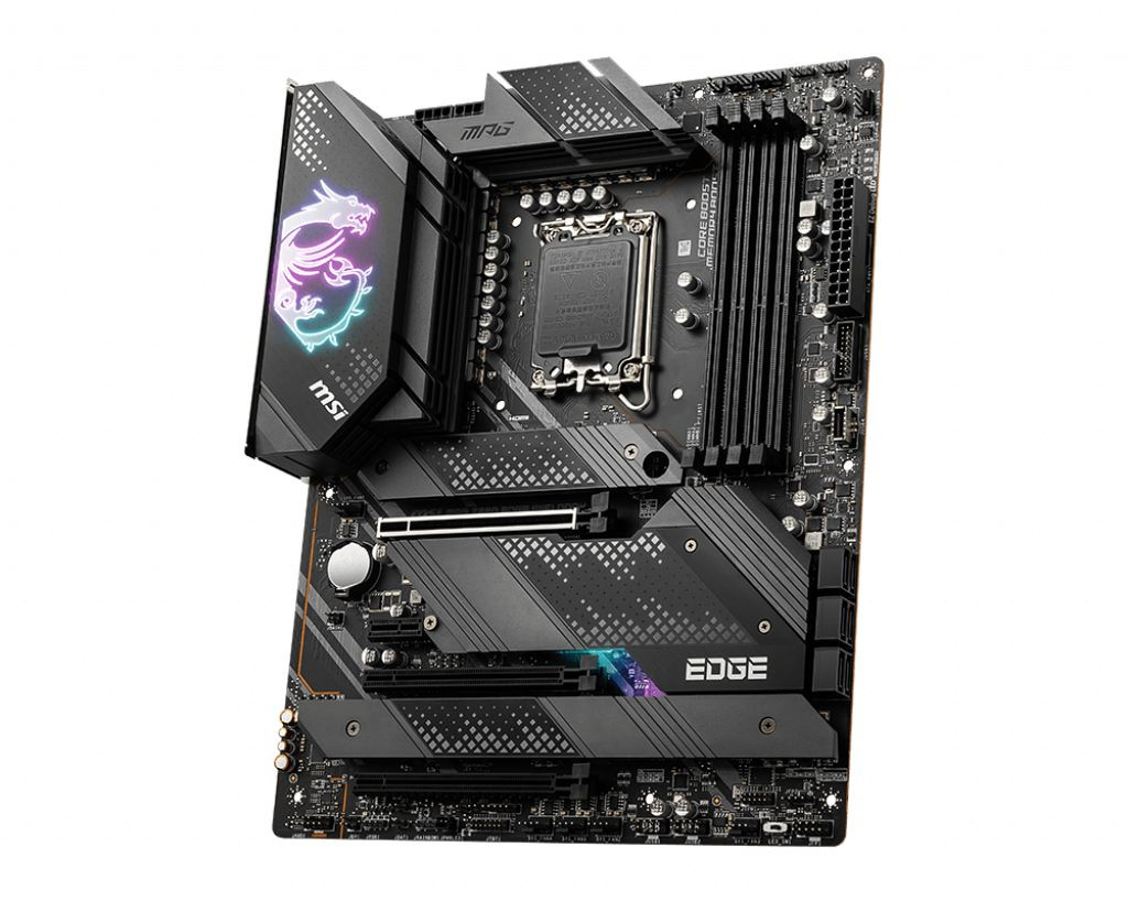 Материнская плата MSI MPG Z690 EDGE WIFI DDR4 Soc-1700 Intel Z690 4xDDR4 ATX AC`97 8ch(7.1) 2.5Gg RAID+HDMI+DP — фото 2