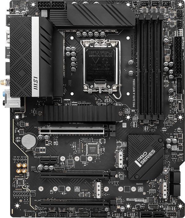 Материнская плата MSI PRO Z690-A WIFI DDR4 Soc-1700 Intel Z690 4xDDR4 ATX AC`97 8ch(7.1) 2.5Gg RAID+HDMI+DP
