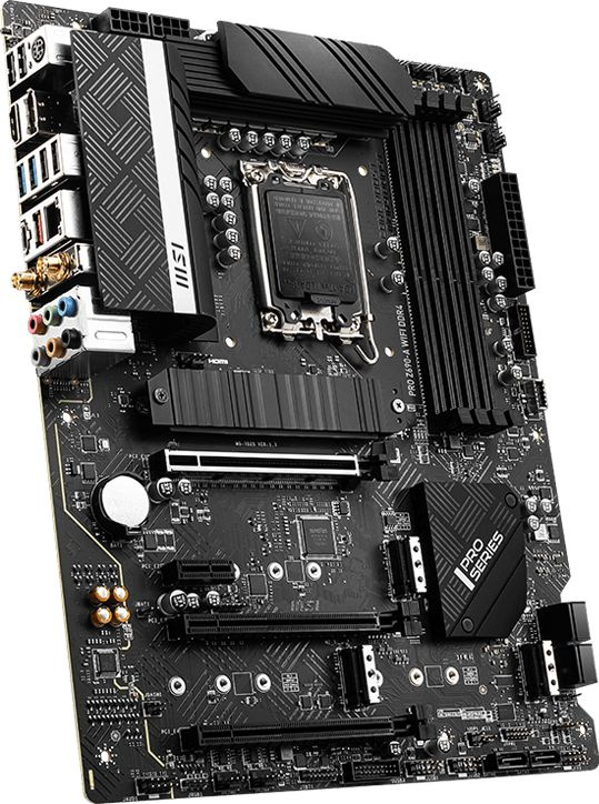 Материнская плата MSI PRO Z690-A WIFI DDR4 Soc-1700 Intel Z690 4xDDR4 ATX AC`97 8ch(7.1) 2.5Gg RAID+HDMI+DP — фото 3