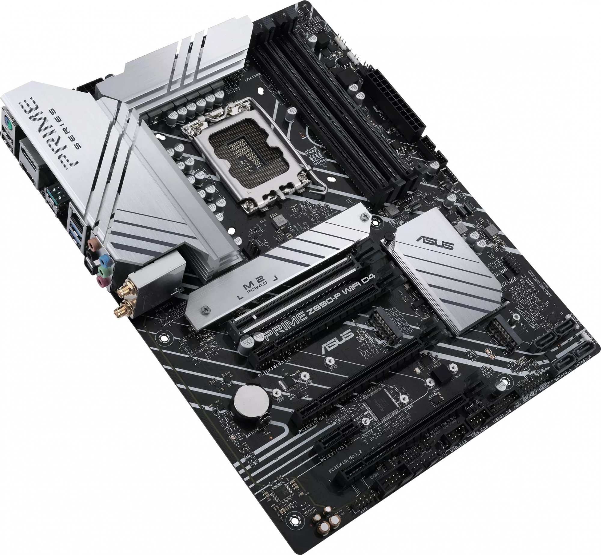 Материнская плата Asus PRIME Z690-P WIFI D4 Soc-1700 Intel Z690 4xDDR4 ATX AC`97 8ch(7.1) 2.5Gg RAID+HDMI+DP — фото 5