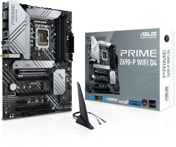 Материнская плата Asus PRIME Z690-P WIFI D4 Soc-1700 Intel Z690 4xDDR4 ATX AC`97 8ch(7.1) 2.5Gg RAID+HDMI+DP — фото 8