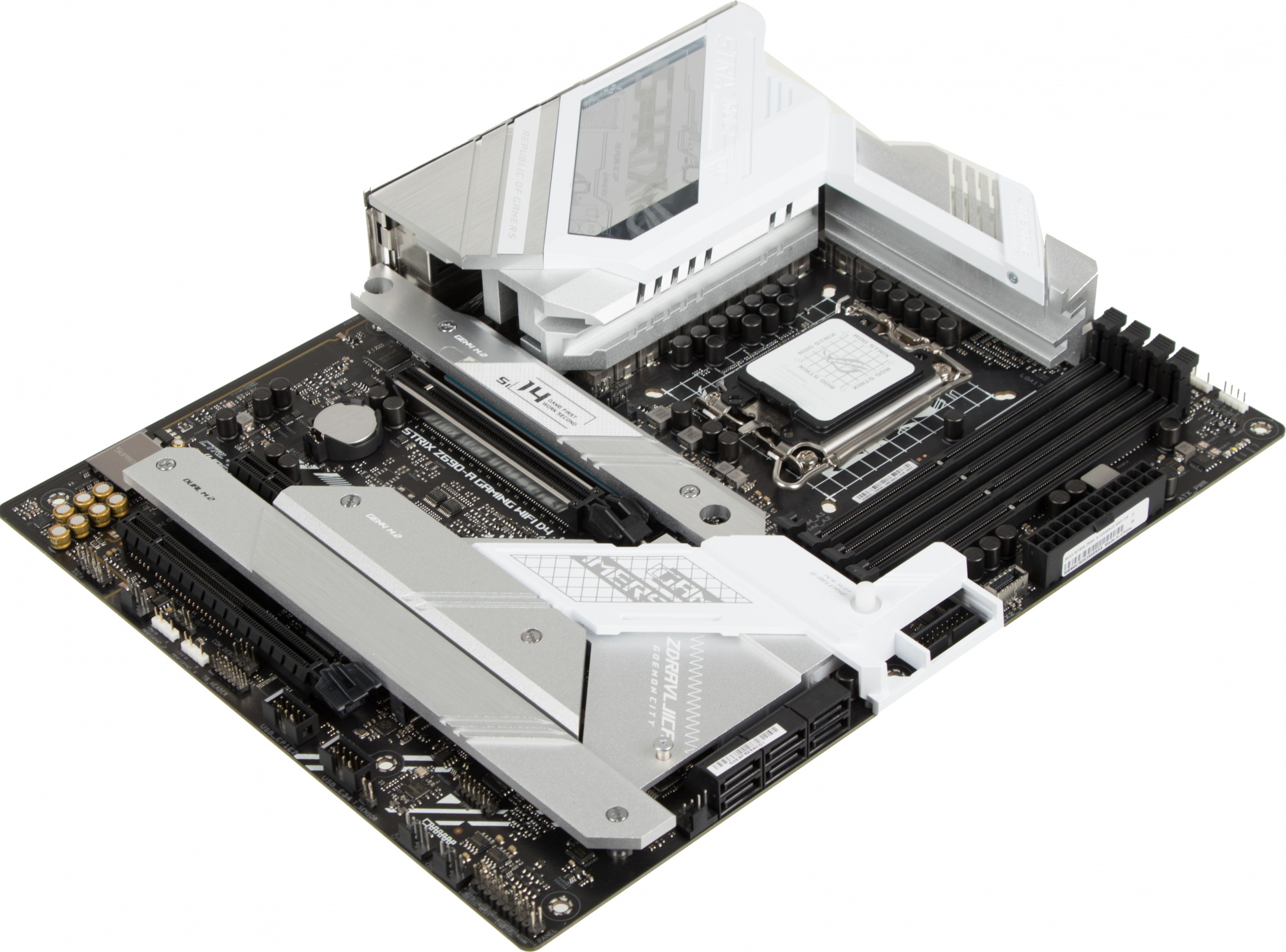 Материнская плата Asus ROG STRIX Z690-A GAMING WIFI D4 Soc-1700 Intel Z690 4xDDR4 ATX AC`97 8ch(7.1) 2.5Gg RAID+HDMI — фото 17
