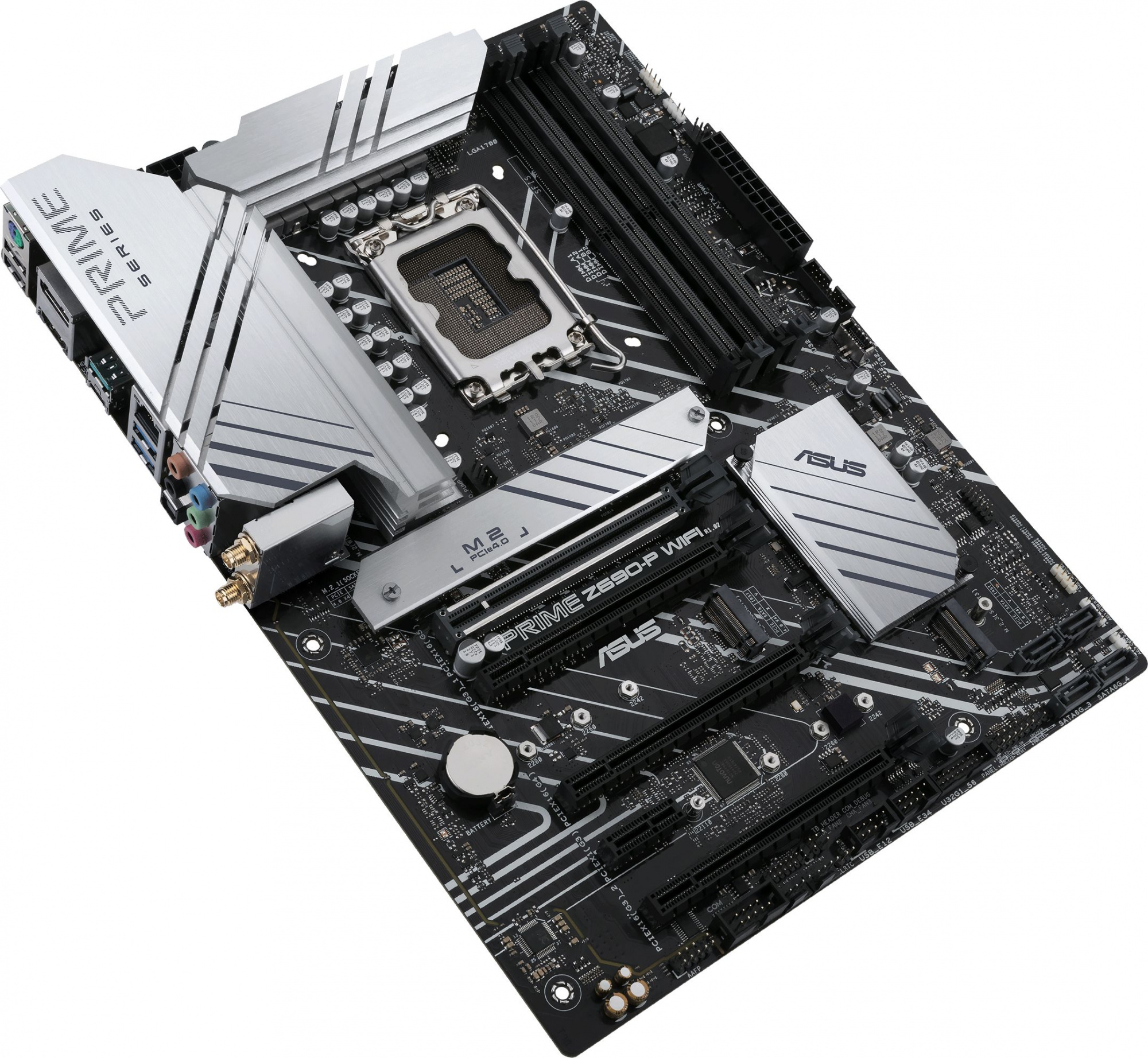 Материнская плата Asus PRIME Z690-P WIFI Soc-1700 Intel Z690 4xDDR5 ATX AC`97 8ch(7.1) 2.5Gg RAID+HDMI+DP — фото 4