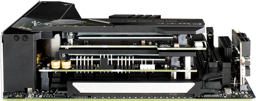 Материнская плата Asus ROG STRIX Z690-I GAMING WIFI Soc-1700 Intel Z690 2xDDR5 mini-ITX AC`97 8ch(7.1) 2.5Gg RAID+HDMI — фото 3