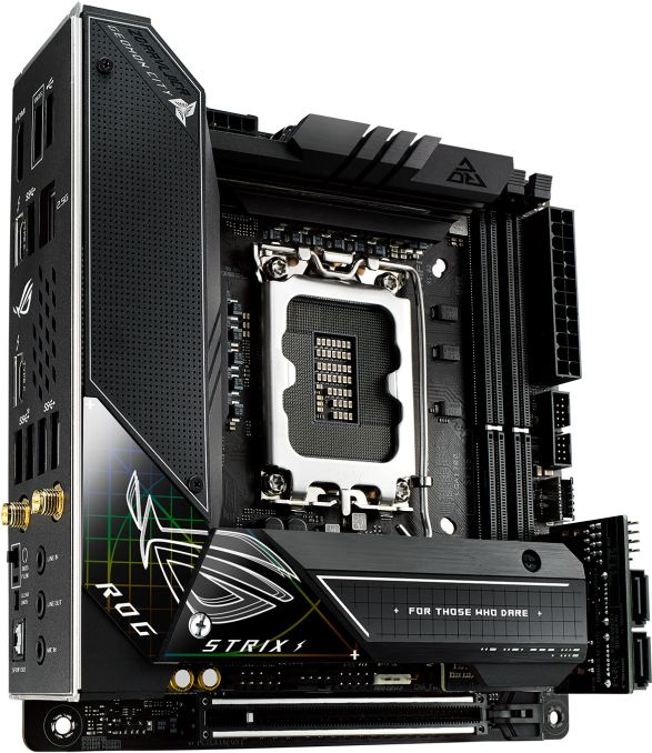 Материнская плата Asus ROG STRIX Z690-I GAMING WIFI Soc-1700 Intel Z690 2xDDR5 mini-ITX AC`97 8ch(7.1) 2.5Gg RAID+HDMI — фото 5