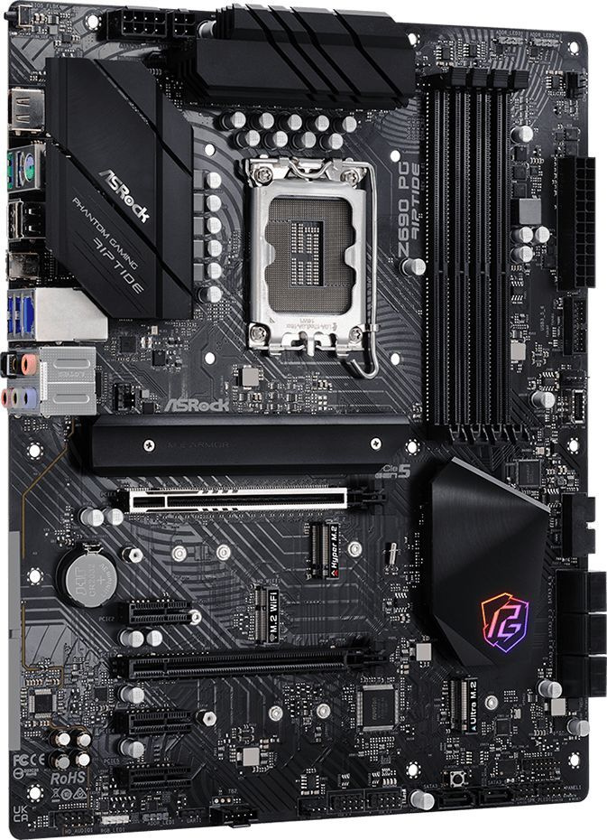 Материнская плата Asrock Z690 PG RIPTIDE Soc-1700 Intel Z690 4xDDR4 ATX AC`97 8ch(7.1) 2.5Gg RAID+HDMI — фото 5
