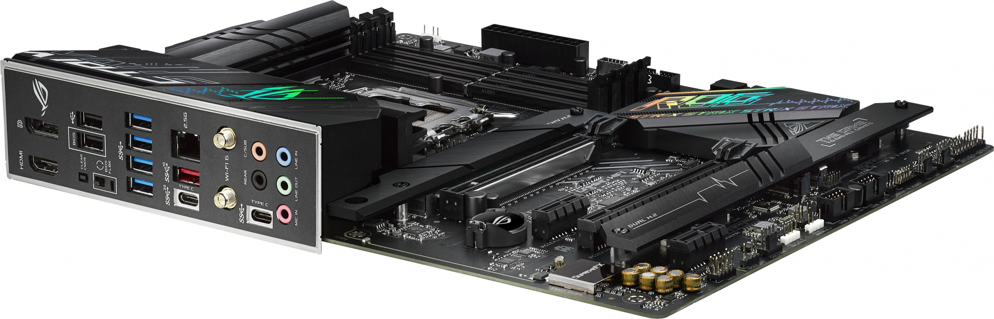 Материнская плата Asus ROG STRIX B660-F GAMING WIFI Soc-1700 Intel B660 4xDDR5 ATX AC`97 8ch(7.1) 2.5Gg RAID+HDMI+DP — фото 8