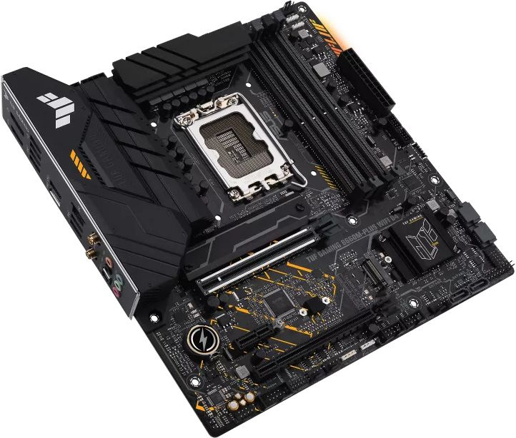 Материнская плата Asus TUF GAMING B660M-PLUS WIFI D4 Soc-1700 Intel B660 4xDDR4 mATX AC`97 8ch(7.1) 2.5Gg RAID+HDMI+DP — фото 2
