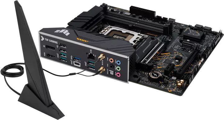 Материнская плата Asus TUF GAMING B660M-PLUS WIFI D4 Soc-1700 Intel B660 4xDDR4 mATX AC`97 8ch(7.1) 2.5Gg RAID+HDMI+DP — фото 5