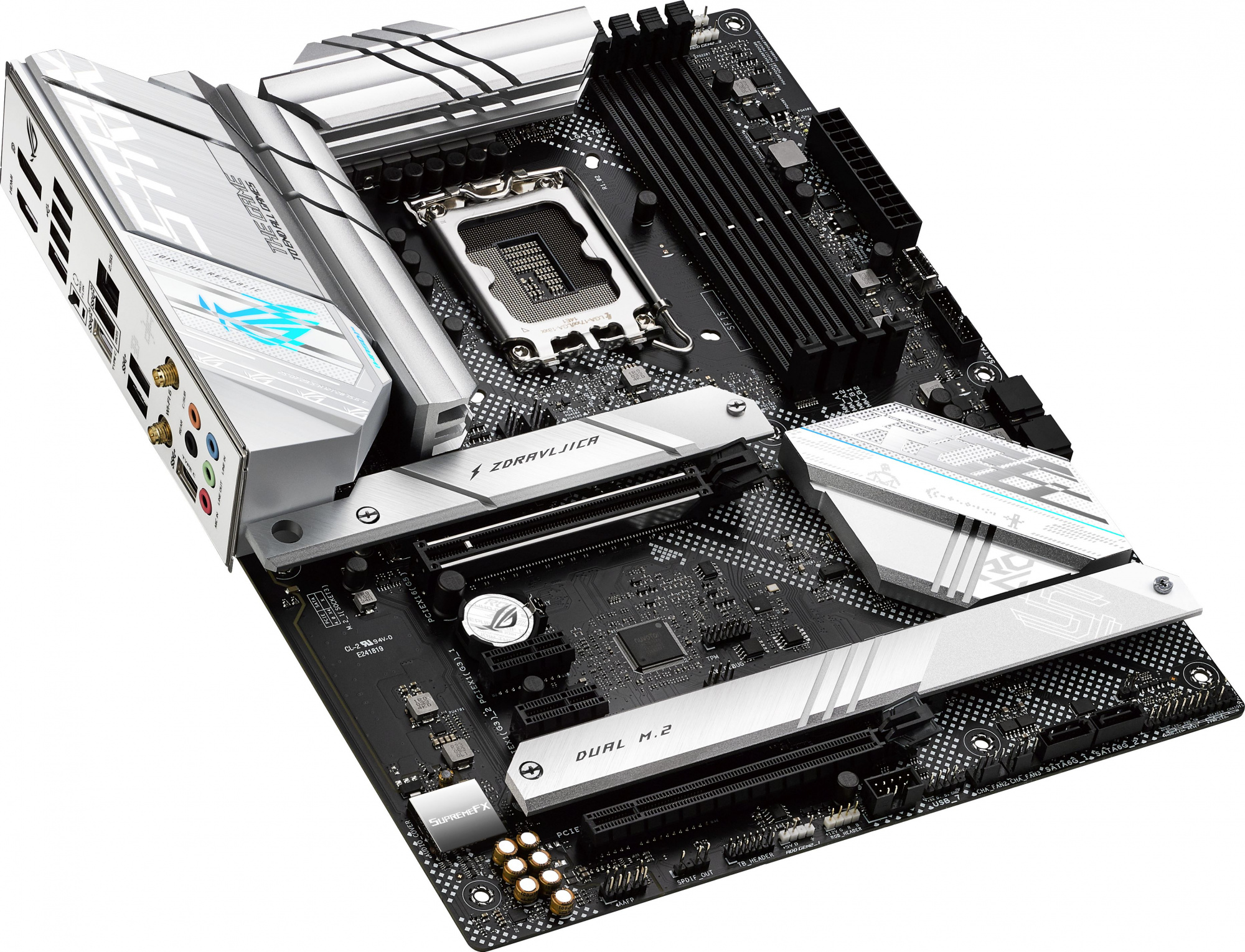 Материнская плата Asus ROG STRIX B660-A GAMING WIFI D4 Soc-1700 Intel B660 4xDDR4 ATX AC`97 8ch(7.1) 2.5Gg RAID+HDMI+DP — фото 9