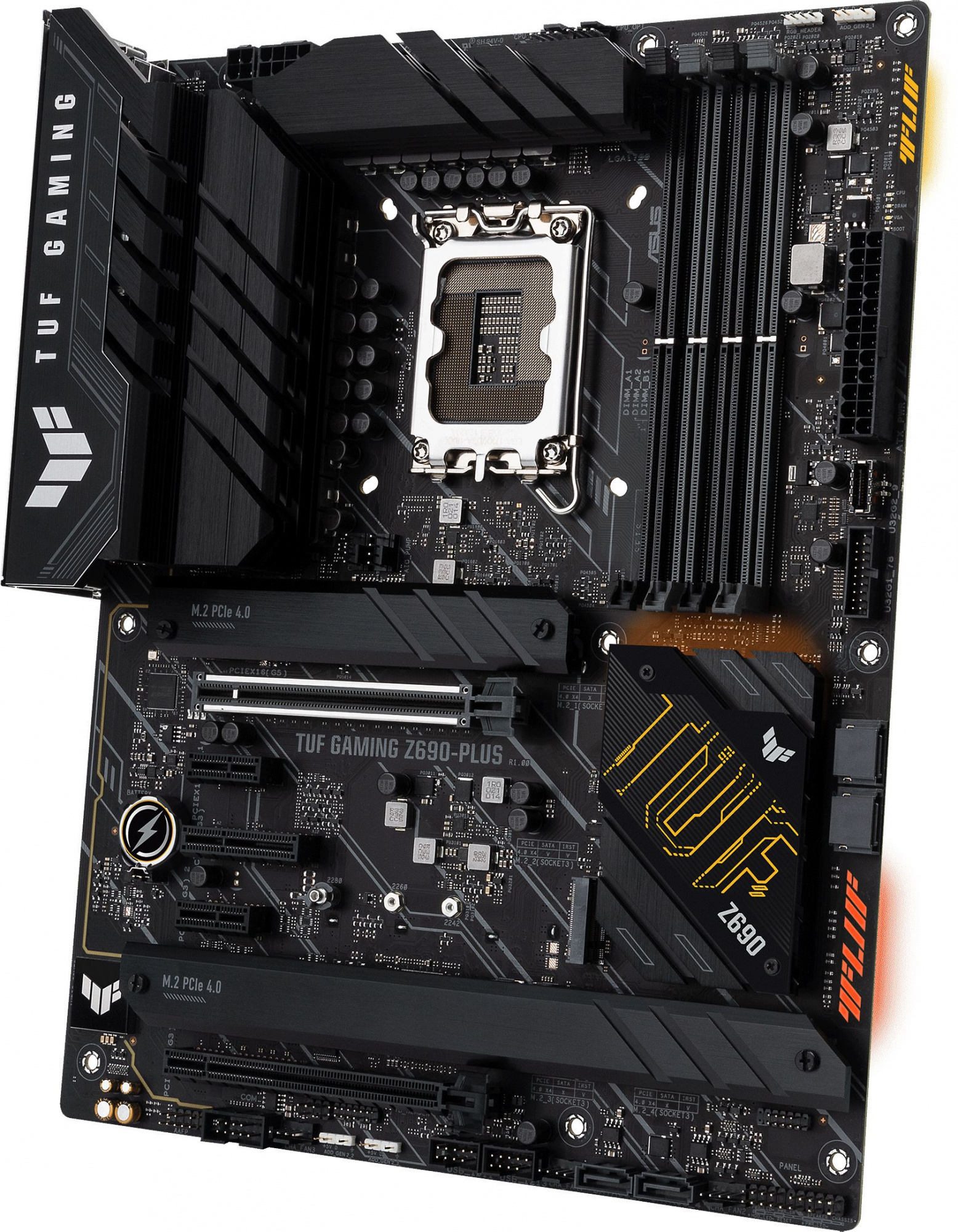 Материнская плата Asus TUF GAMING Z690-PLUS Soc-1700 Intel Z690 4xDDR5 ATX AC`97 8ch(7.1) 2.5Gg RAID+HDMI+DP — фото 3