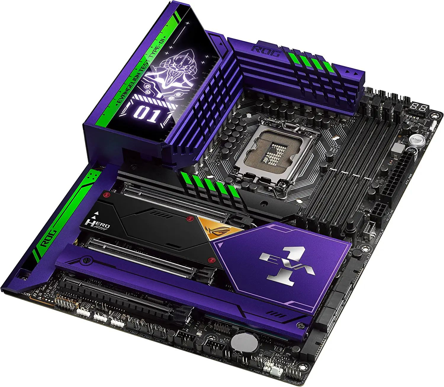 Материнская плата Asus ROG MAXIMUS Z690 HERO EVA Soc-1700 Intel Z690 4xDDR5 ATX AC`97 8ch(7.1) 2.5Gg RAID+HDMI — фото 3