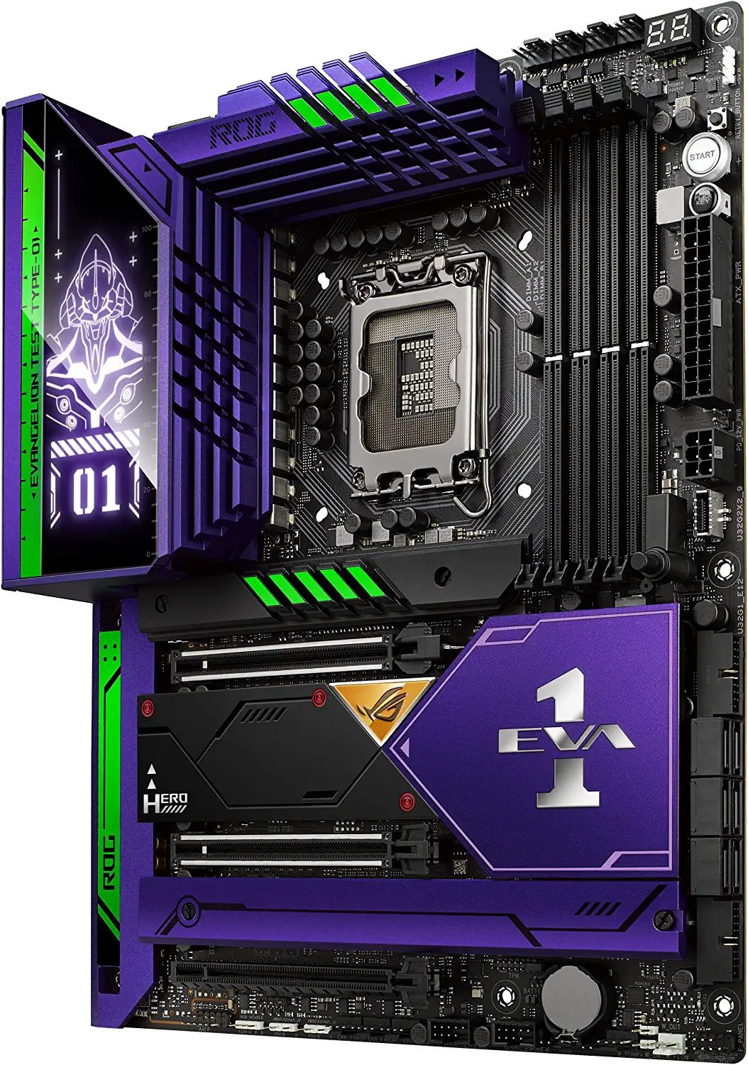 Материнская плата Asus ROG MAXIMUS Z690 HERO EVA Soc-1700 Intel Z690 4xDDR5 ATX AC`97 8ch(7.1) 2.5Gg RAID+HDMI — фото 4