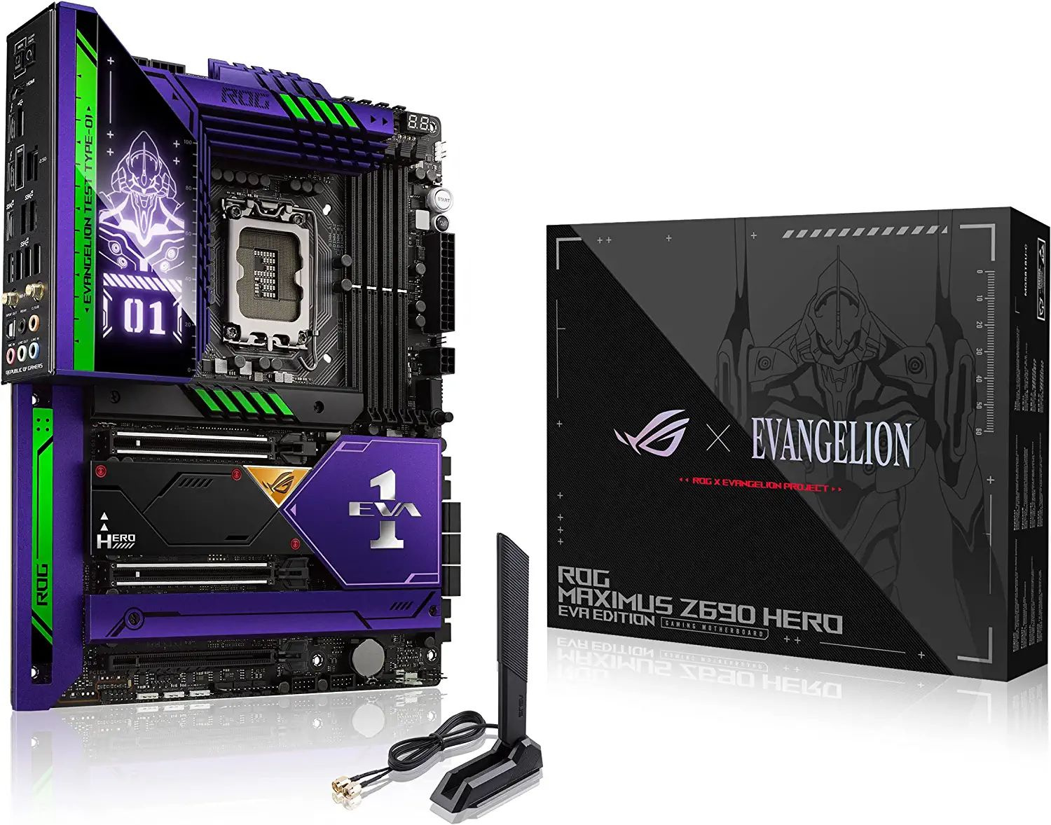 Материнская плата Asus ROG MAXIMUS Z690 HERO EVA Soc-1700 Intel Z690 4xDDR5 ATX AC`97 8ch(7.1) 2.5Gg RAID+HDMI — фото 5