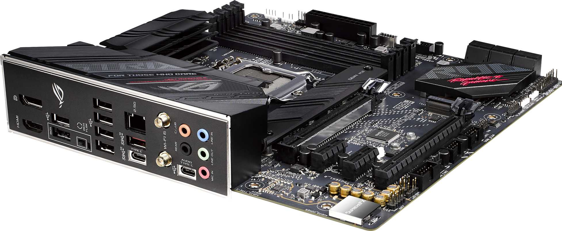 Материнская плата Asus ROG STRIX B560-G GAMING WIFI Soc-1200 Intel B560 4xDDR4 mATX AC`97 8ch(7.1) 2.5Gg+HDMI+DP — фото 3