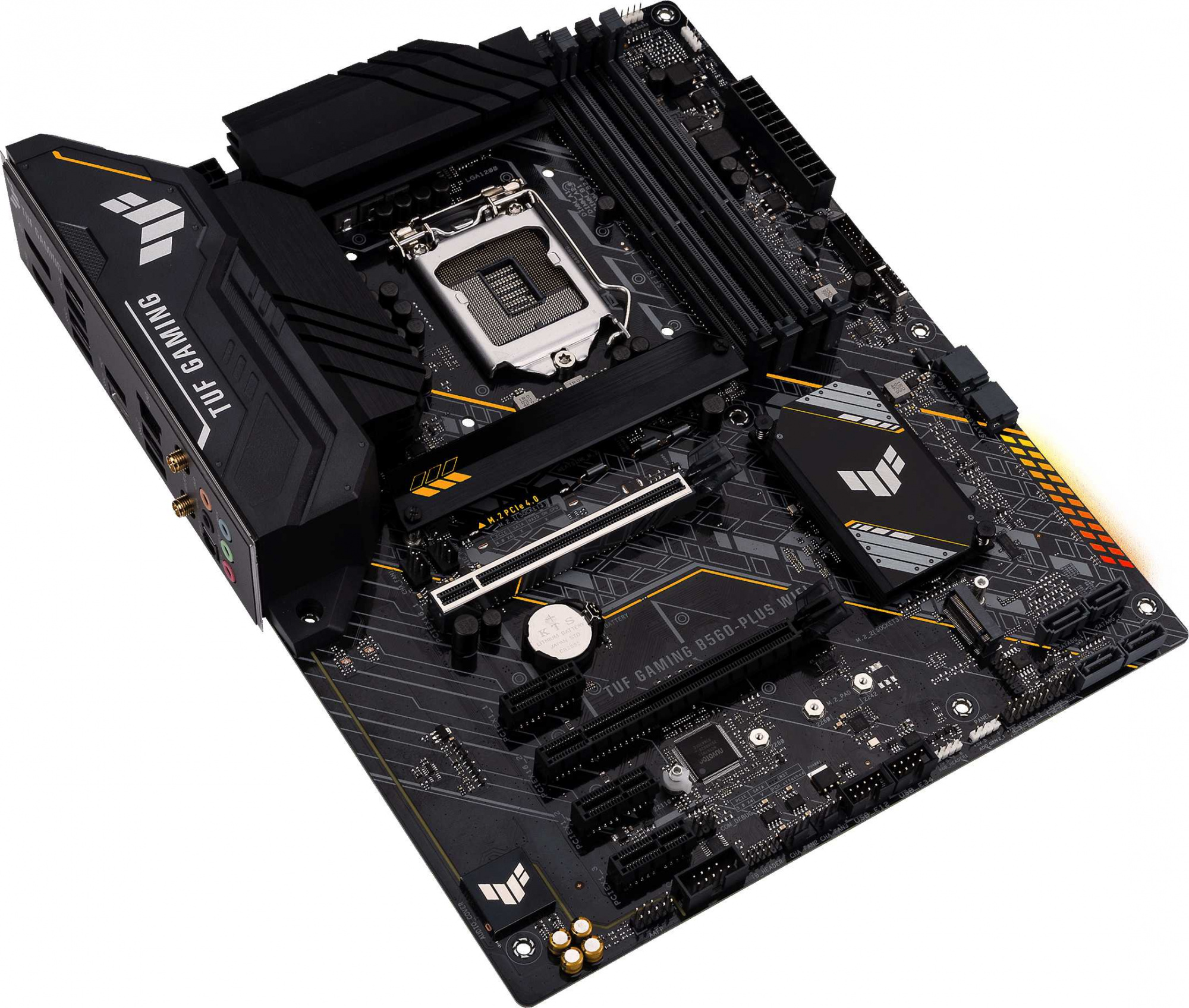 Материнская плата Asus TUF GAMING B560-PLUS WIFI Soc-1200 Intel B560 4xDDR4 ATX AC`97 8ch(7.1) 2.5Gg+HDMI+DP — фото 4