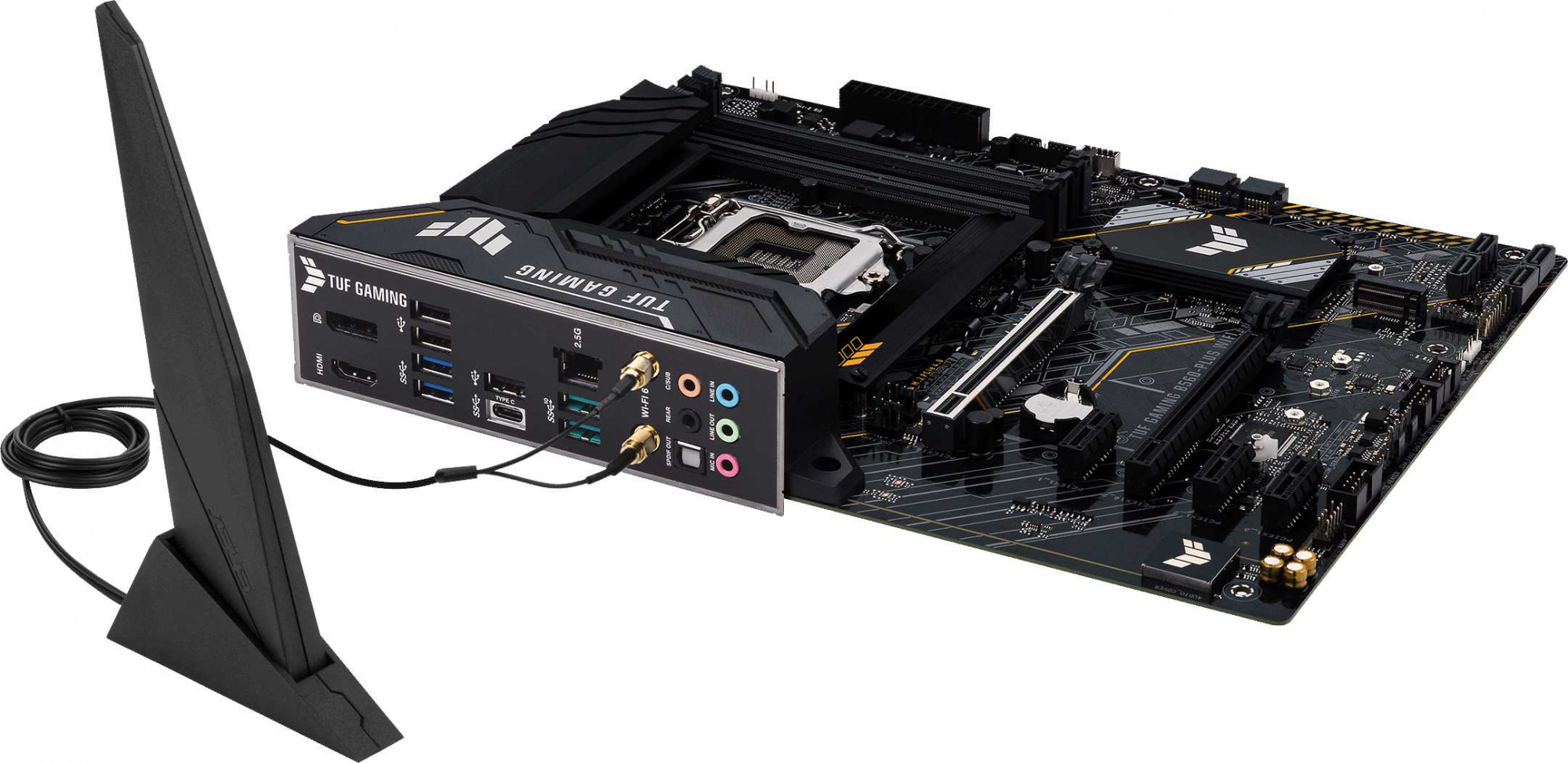 Материнская плата Asus TUF GAMING B560-PLUS WIFI Soc-1200 Intel B560 4xDDR4 ATX AC`97 8ch(7.1) 2.5Gg+HDMI+DP — фото 6
