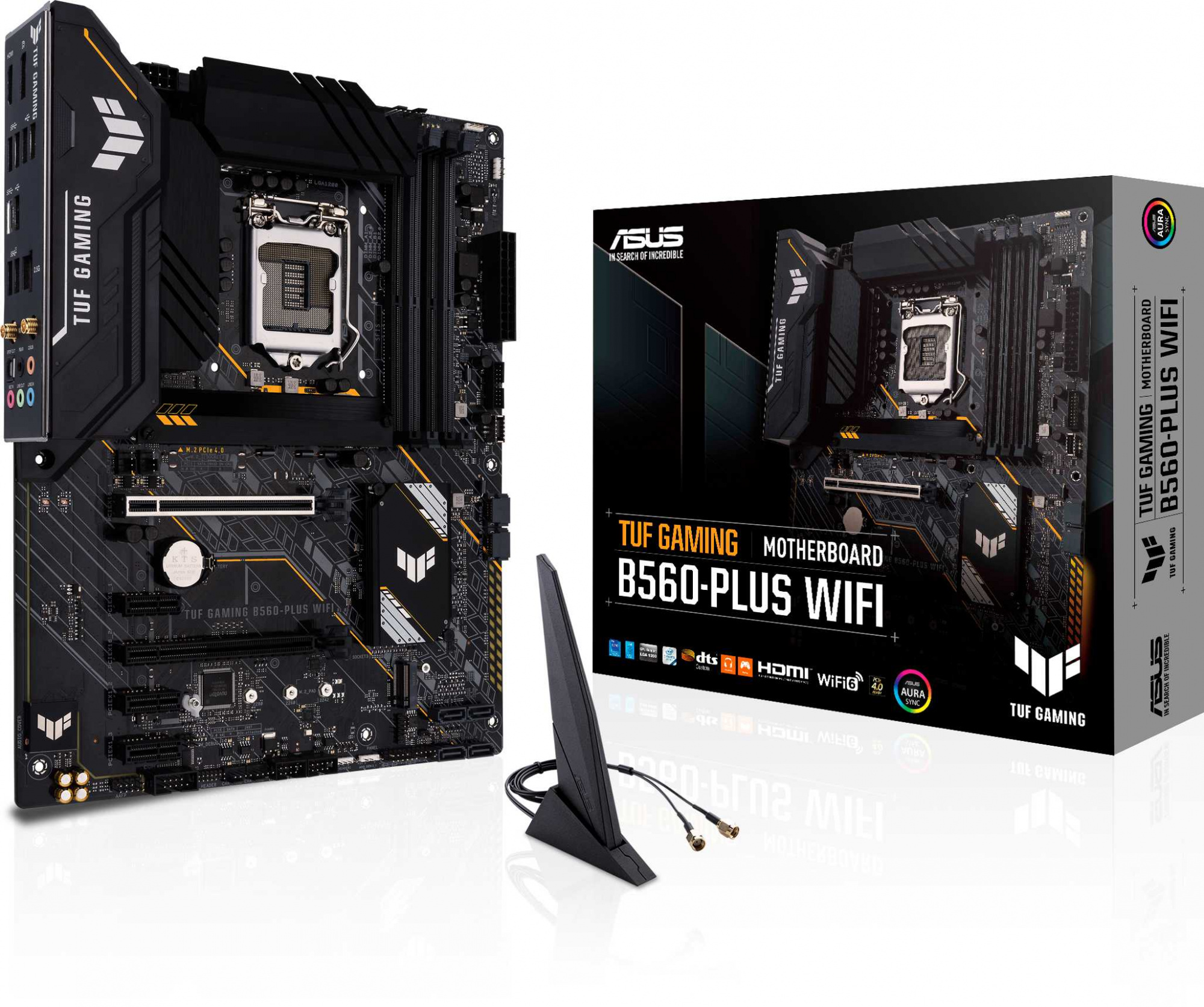 Материнская плата Asus TUF GAMING B560-PLUS WIFI Soc-1200 Intel B560 4xDDR4 ATX AC`97 8ch(7.1) 2.5Gg+HDMI+DP — фото 7