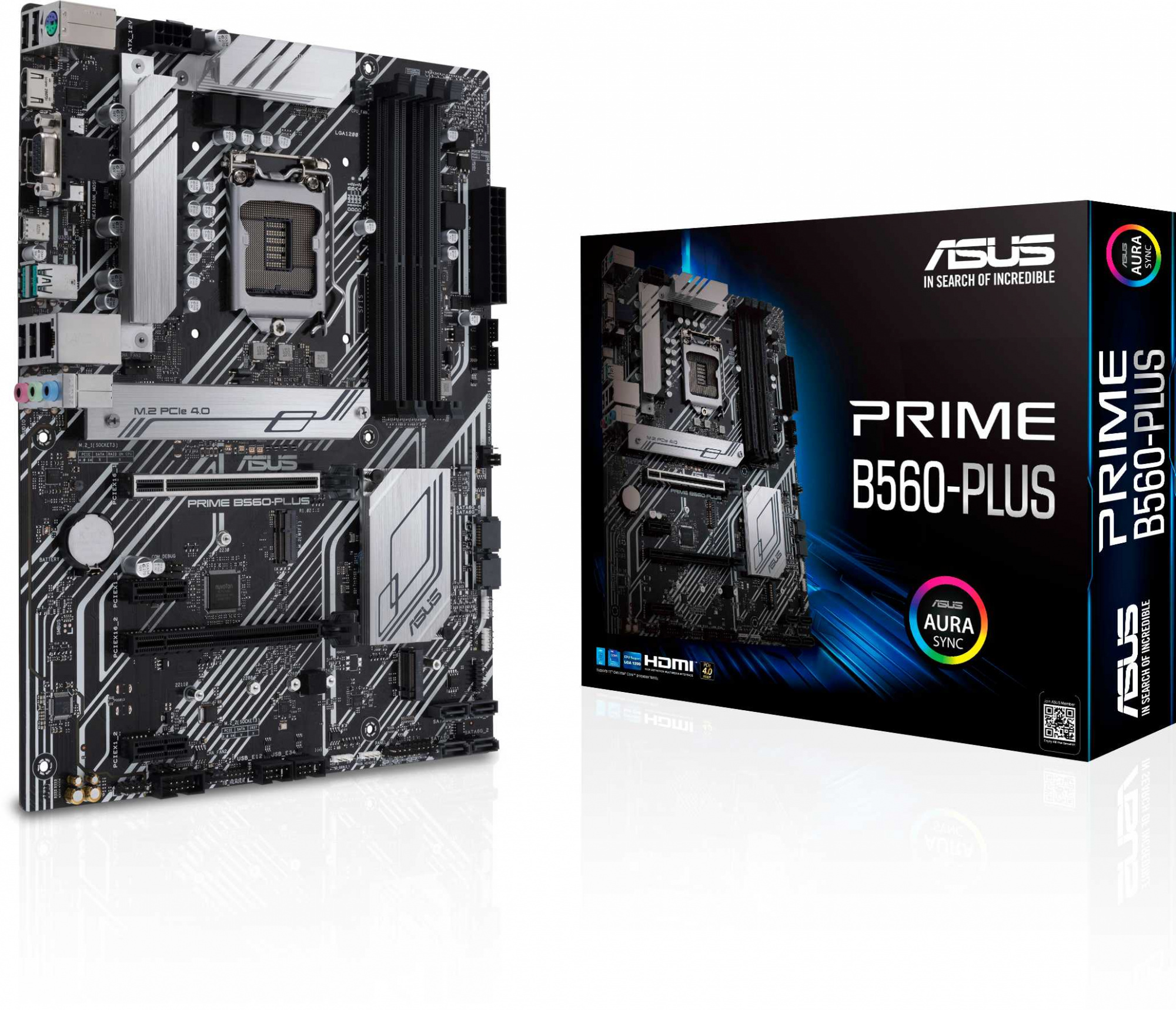 Материнская плата Asus PRIME B560-PLUS Soc-1200 Intel B560 4xDDR4 ATX AC`97 8ch(7.1) GbLAN+VGA+HDMI+DP — фото 5