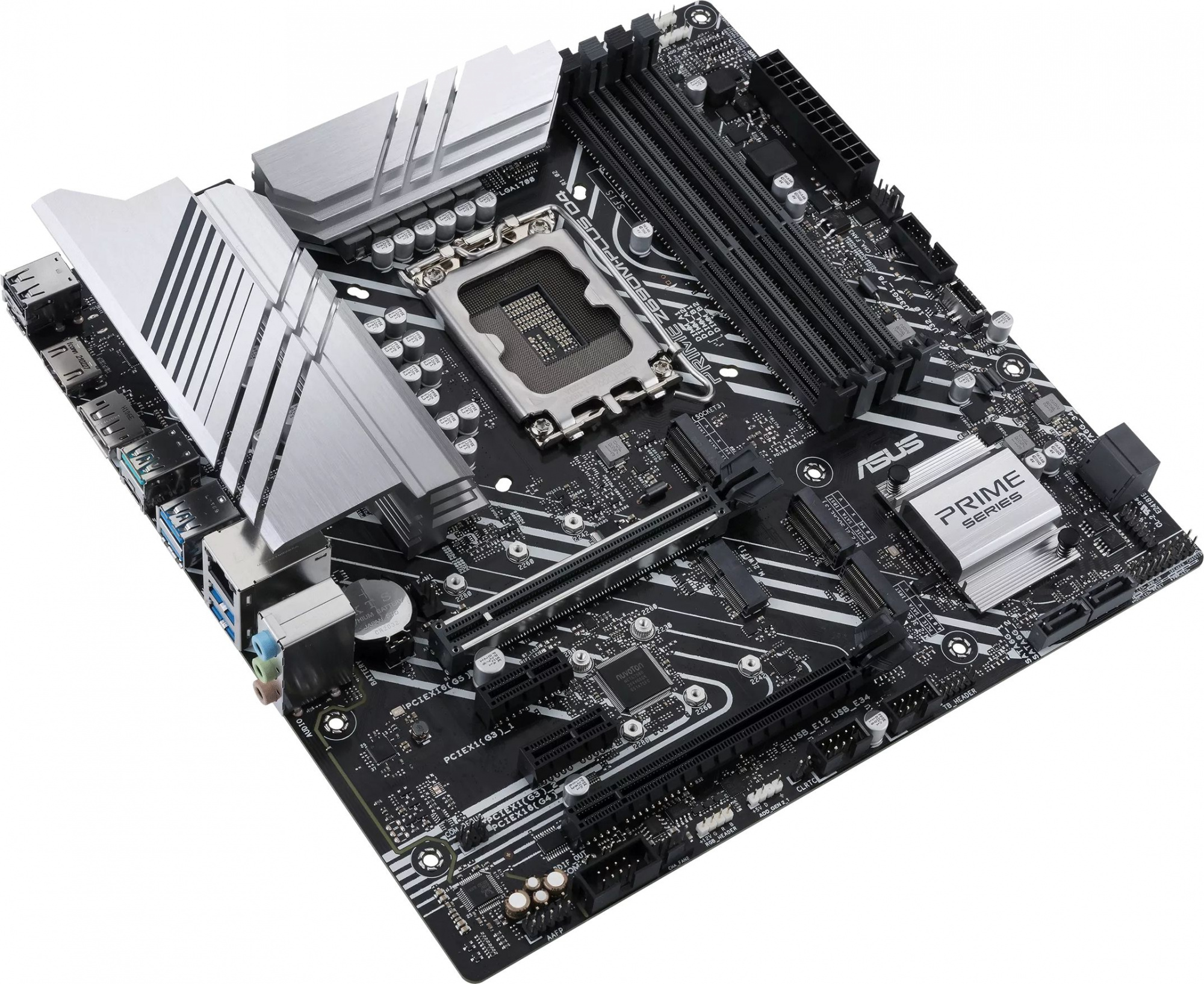 Материнская плата Asus PRIME Z690M-PLUS D4 Soc-1700 Intel Z690 4xDDR4 mATX AC`97 8ch(7.1) GbLAN RAID+DVI+HDMI+DP — фото 5
