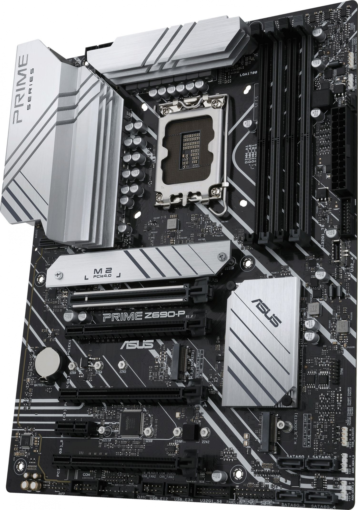 Материнская плата Asus PRIME Z690-P Soc-1700 Intel Z690 4xDDR5 ATX AC`97 8ch(7.1) 2.5Gg RAID+HDMI+DP — фото 4