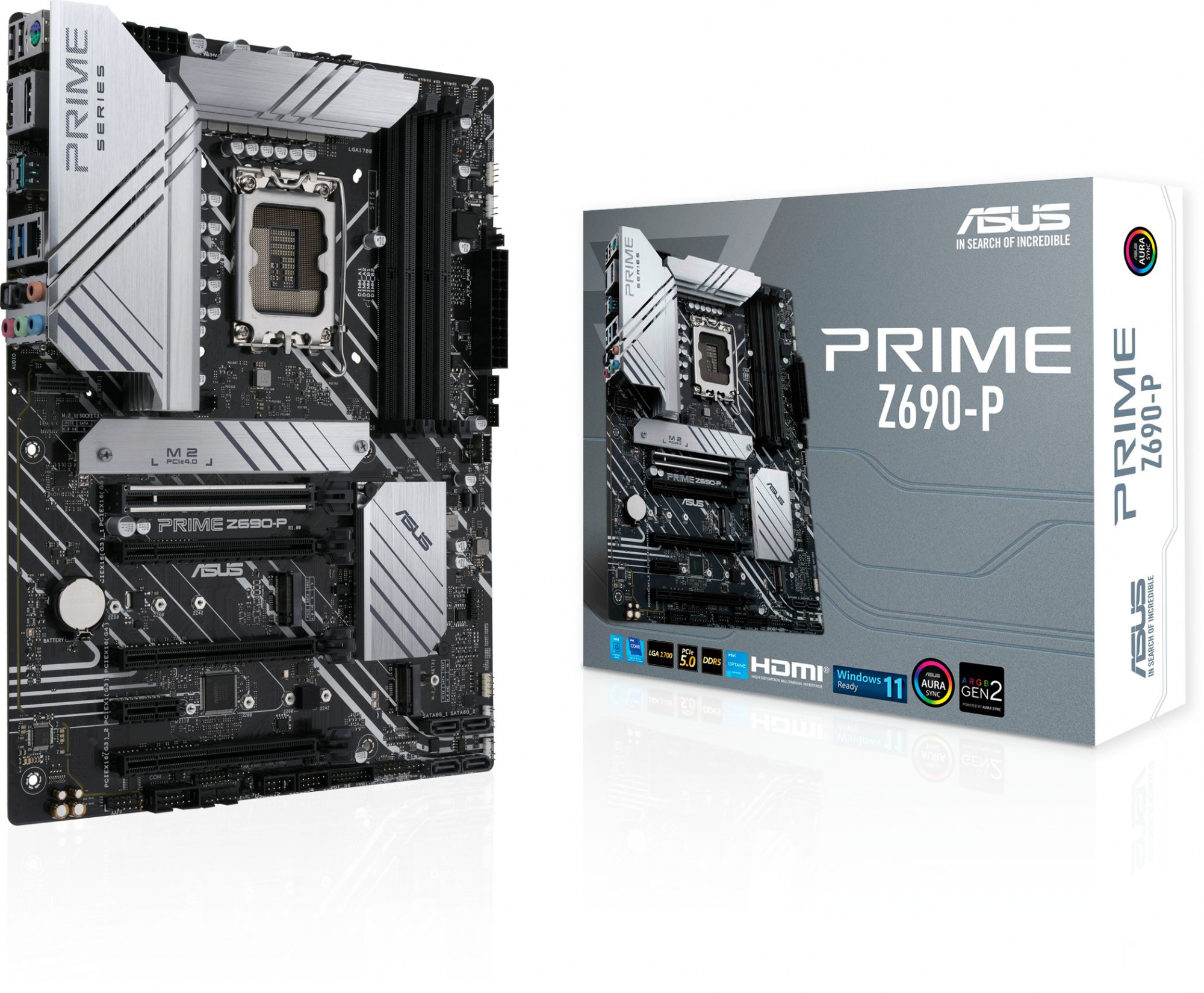 Материнская плата Asus PRIME Z690-P Soc-1700 Intel Z690 4xDDR5 ATX AC`97 8ch(7.1) 2.5Gg RAID+HDMI+DP — фото 7
