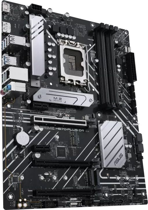 Материнская плата Asus PRIME H670-PLUS D4 Soc-1700 Intel H670 4xDDR4 ATX AC`97 8ch(7.1) 2.5Gg RAID+HDMI+DP