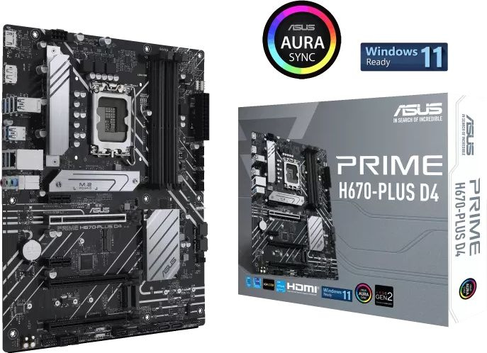 Материнская плата Asus PRIME H670-PLUS D4 Soc-1700 Intel H670 4xDDR4 ATX AC`97 8ch(7.1) 2.5Gg RAID+HDMI+DP — фото 6