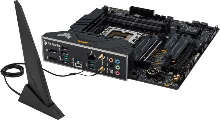 Материнская плата Asus TUF GAMING B660M-PLUS WIFI Soc-1700 Intel B660 4xDDR5 mATX AC`97 8ch(7.1) 2.5Gg RAID+HDMI+DP — фото 4