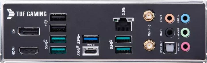 Материнская плата Asus TUF GAMING B660M-PLUS WIFI Soc-1700 Intel B660 4xDDR5 mATX AC`97 8ch(7.1) 2.5Gg RAID+HDMI+DP — фото 5