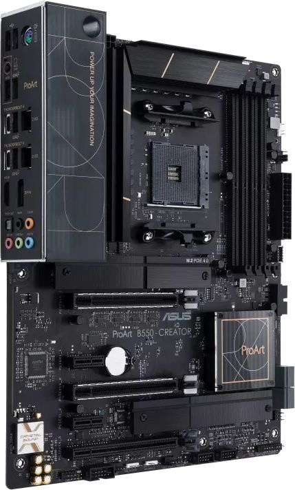 Материнская плата Asus PROART B550-CREATOR Soc-AM4 AMD B550 4xDDR4 ATX AC`97 8ch(7.1) 2x2.5Gg RAID+HDMI+DP