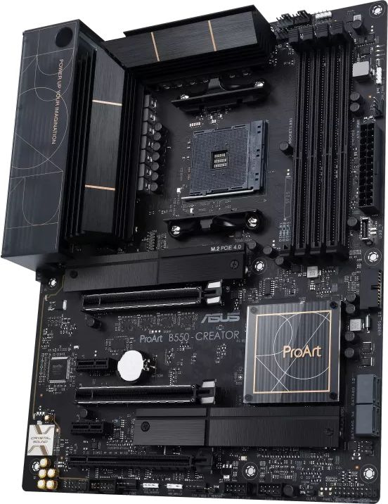 Материнская плата Asus PROART B550-CREATOR Soc-AM4 AMD B550 4xDDR4 ATX AC`97 8ch(7.1) 2x2.5Gg RAID+HDMI+DP — фото 2