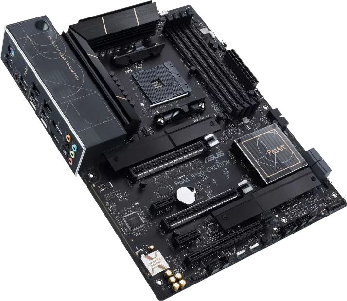 Материнская плата Asus PROART B550-CREATOR Soc-AM4 AMD B550 4xDDR4 ATX AC`97 8ch(7.1) 2x2.5Gg RAID+HDMI+DP — фото 3