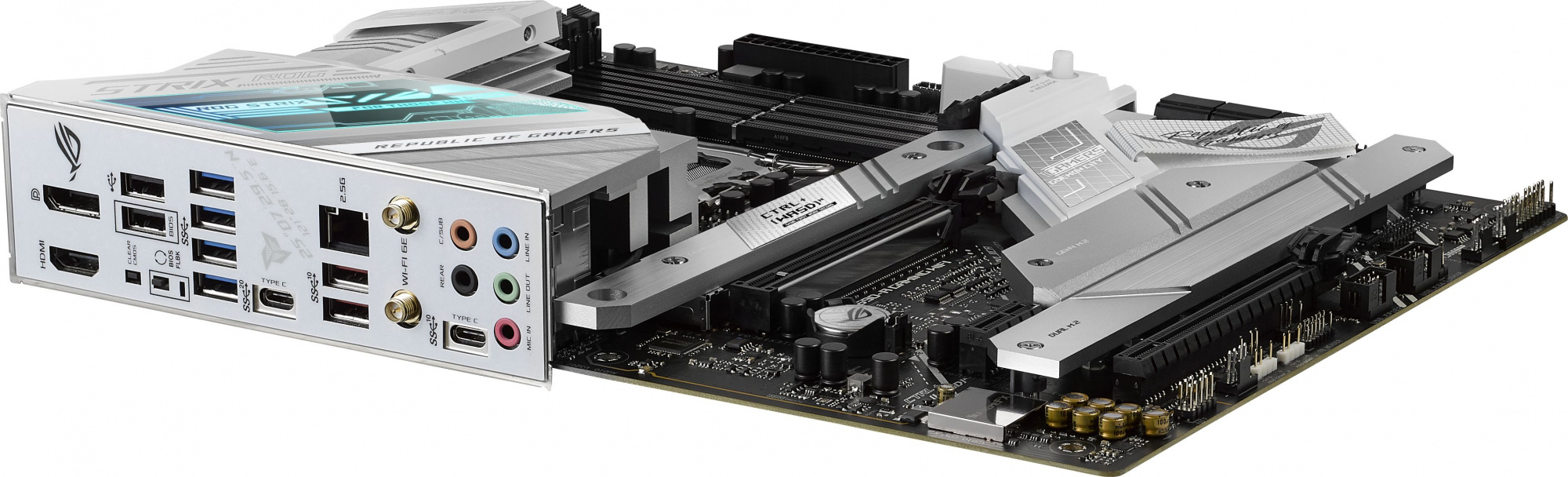 Материнская плата Asus ROG STRIX Z690-A GAMING WIFI Soc-1700 Intel Z690 4xDDR5 ATX AC`97 8ch(7.1) 2.5Gg RAID+HDMI+DP — фото 3